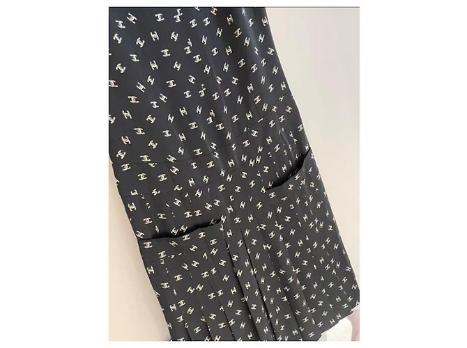 Chanel Seidenkleid mehrfarbig Größe 34 Mehrfarben - Ansicht 4