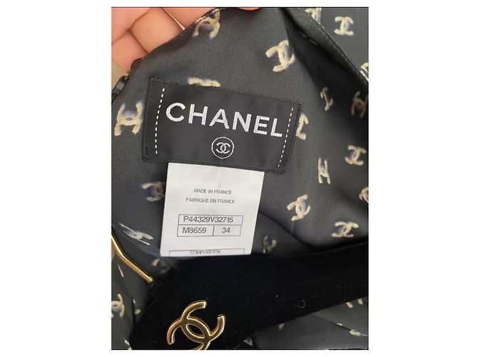 Chanel Seidenkleid mehrfarbig Größe 34 Mehrfarben - Ansicht 6