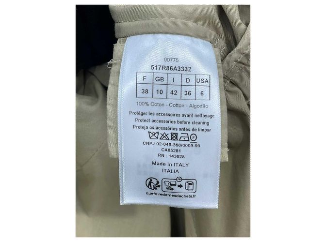 Autre Marque Trench Dior in cotone Multicolore - vista 6