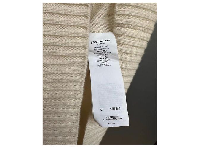 Autre Marque Saint Laurent Strickwaren Weiß - Ansicht 4