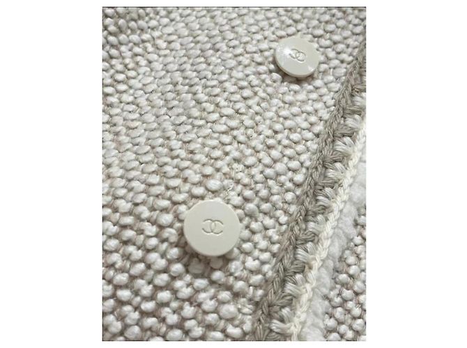 Abrigo Chanel de lana mujer talla 38 Multicolor - vista 3