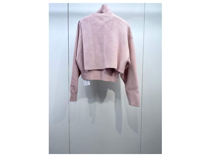 Fendi Strickpullover aus Wolle Rosa Pink - Ansicht 2