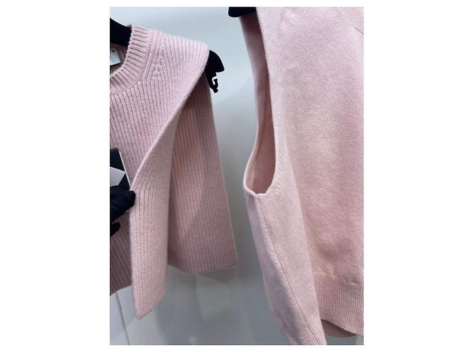 Fendi Strickpullover aus Wolle Rosa Pink - Ansicht 4