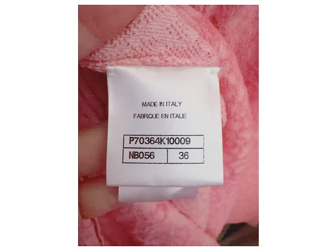 Vestido Chanel Rosa de Algodón - vista 3