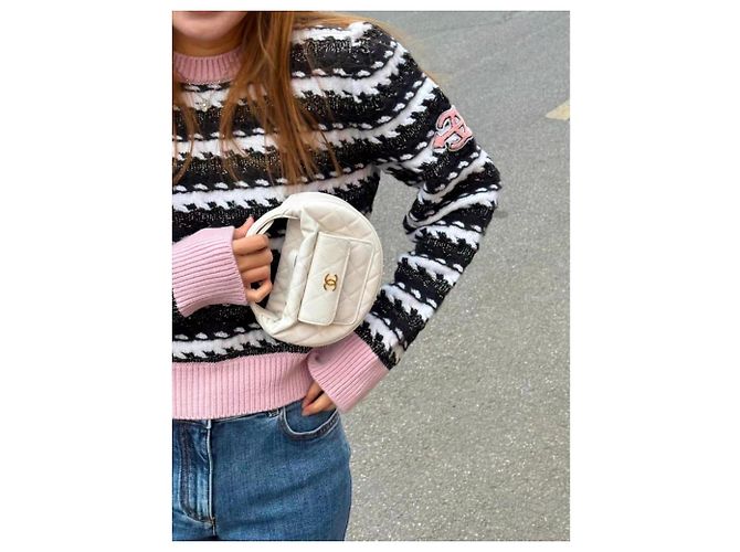 Chanel Strickpullover aus Kaschmir Mehrfarben - Ansicht 2