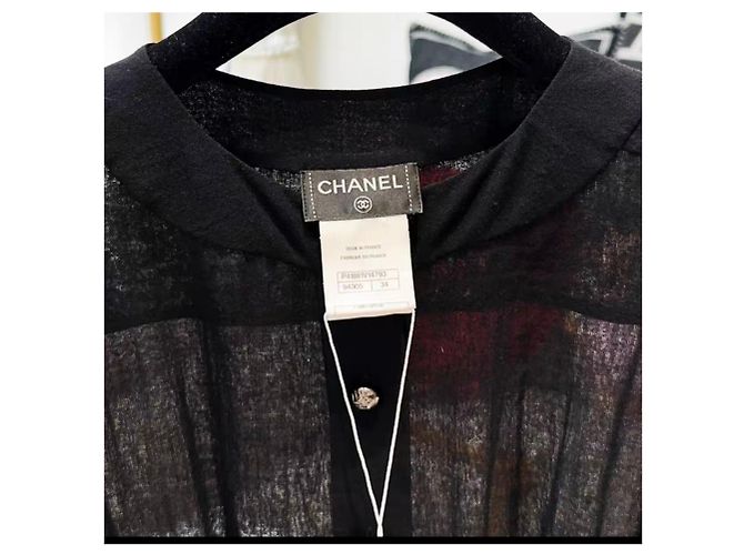 Chanel Punto de lana negro - vista 3