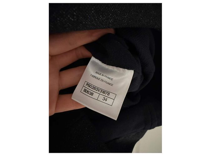 Chanel Kleid aus Wolle Mehrfarbig Größe 36 Mehrfarben - Ansicht 3