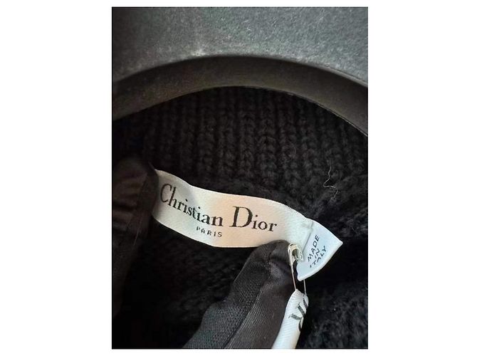 Autre Marque Dior Strickware aus Wolle Schwarz - Ansicht 7