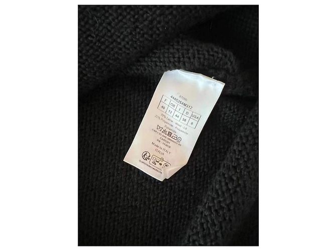 Autre Marque Dior Strickware aus Wolle Schwarz - Ansicht 8