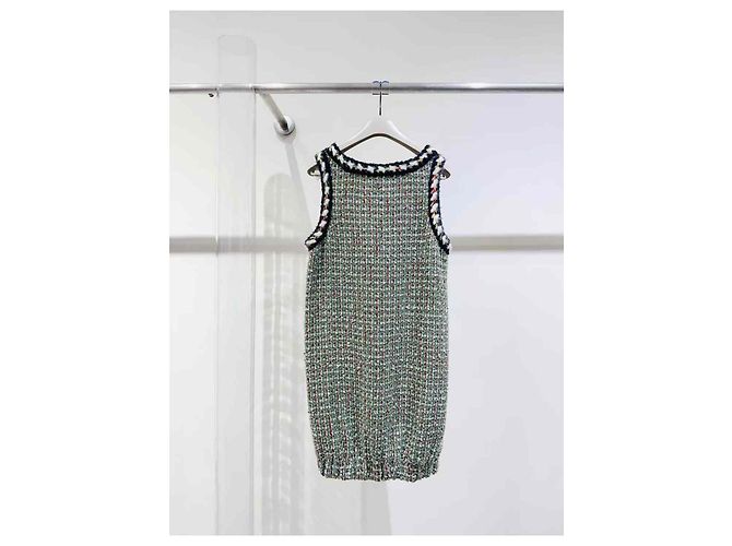 Vestido Chanel de tweed Multicolor - vista 2