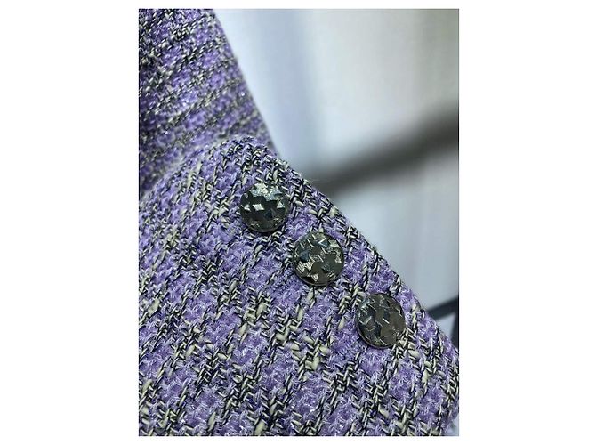 Chaquetas Chanel La Petite Veste Noire Púrpura - vista 4