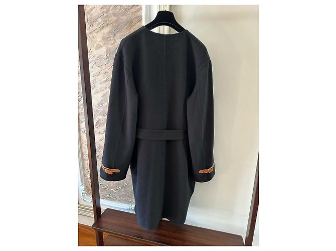Abrigo de cachemir negro Céline talla 36 - vista 5