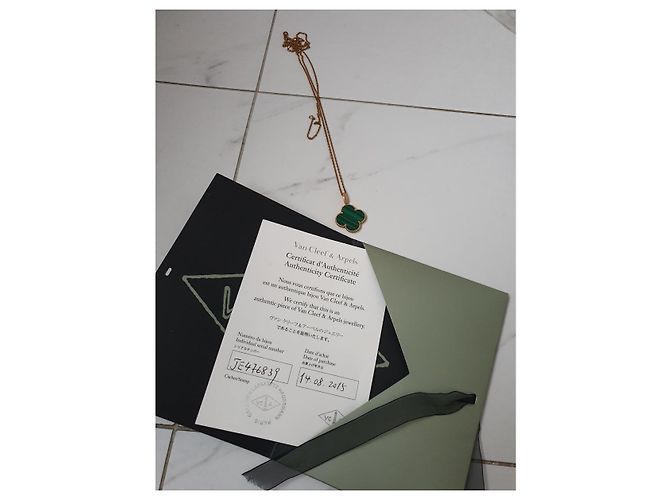 Collane Magic Alhambra Van Cleef & Arpels Verde - vista 6