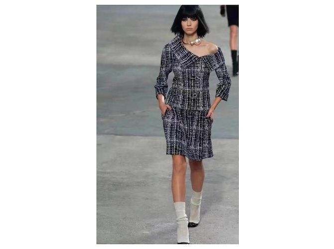 Chanel Tweed Rock Mehrfarbig Größe 34 Mehrfarben - Ansicht 4