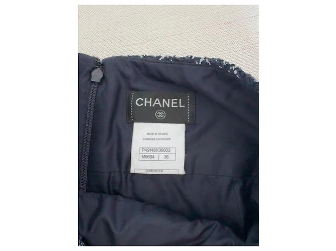 Chanel Tweed Rock Mehrfarbig Größe 34 Mehrfarben - Ansicht 5