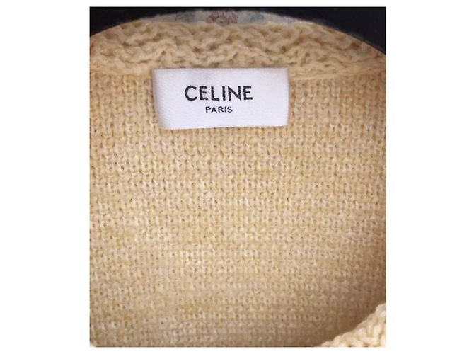 Céline Yellow Wool Jacket - view 3