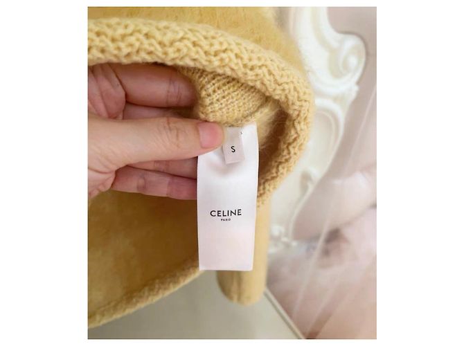 Céline Yellow Wool Jacket - view 4