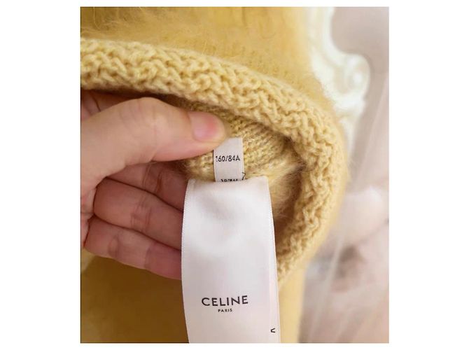 Céline Yellow Wool Jacket - view 5