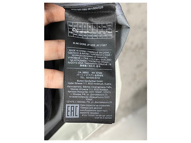 Autre Marque Giacca da sci Burton AK457 Viola Bianco M Multicolore - vista 8