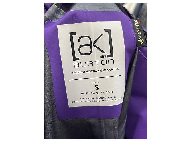Autre Marque Pantaloni da sci Burton AK457 Viola Bianco Multicolore - vista 7