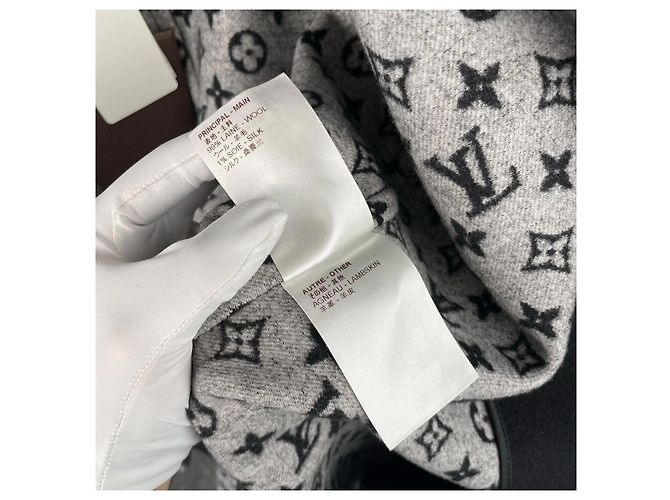 Louis Vuitton Wollmantel Damen Größe 40 Mehrfarben - Ansicht 7