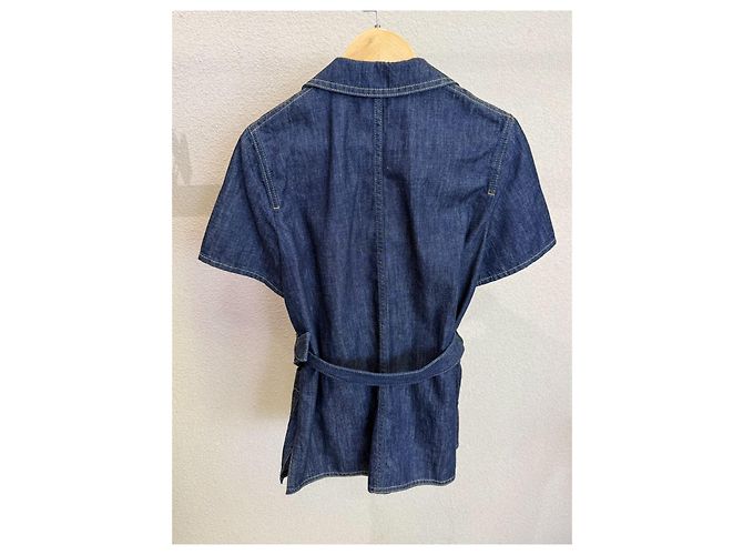 Autre Marque Giacca Dior in denim a maniche corte Multicolore - vista 2