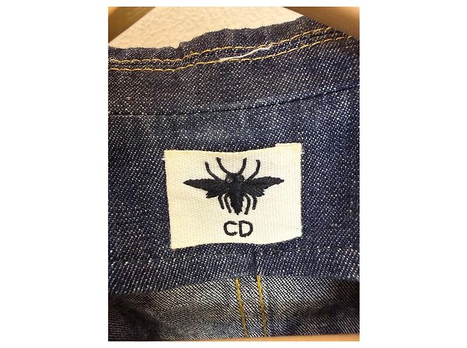 Autre Marque Giacca Dior in denim a maniche corte Multicolore - vista 6