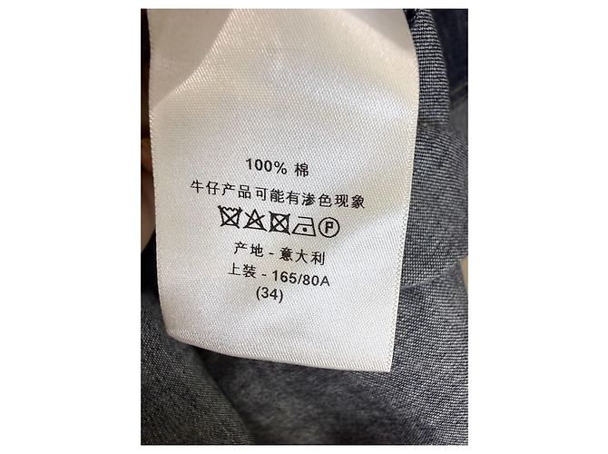 Autre Marque Giacca Dior in denim a maniche corte Multicolore - vista 8