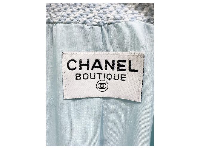 Chanel Tweed Mantel Mehrfarben - Ansicht 3