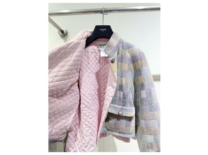 Chanel Wool Coat Multi Color Size 38 Multiple colors - view 4