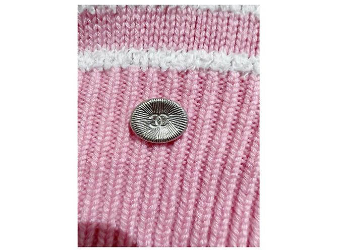 Chanel Strickjacke aus Kaschmir Mehrfarben - Ansicht 4