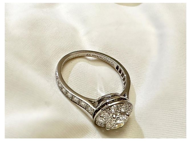 Anillos Van Cleef & Arpels Plata - vista 2