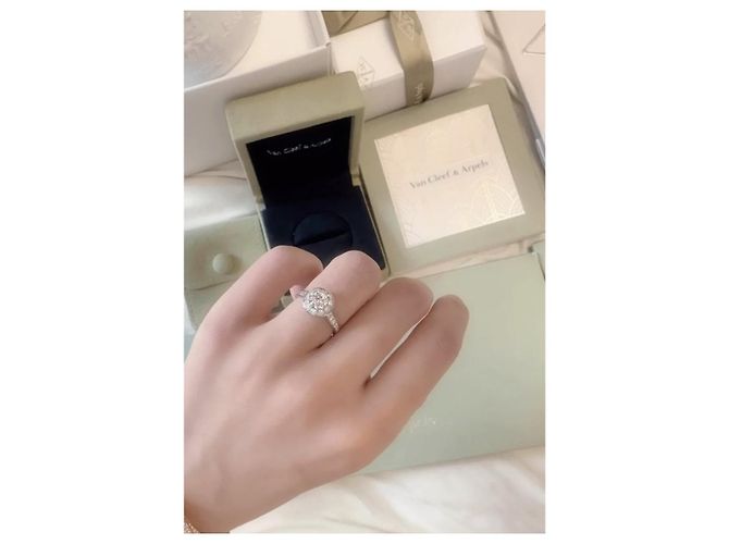 Anillos Van Cleef & Arpels Plata - vista 5