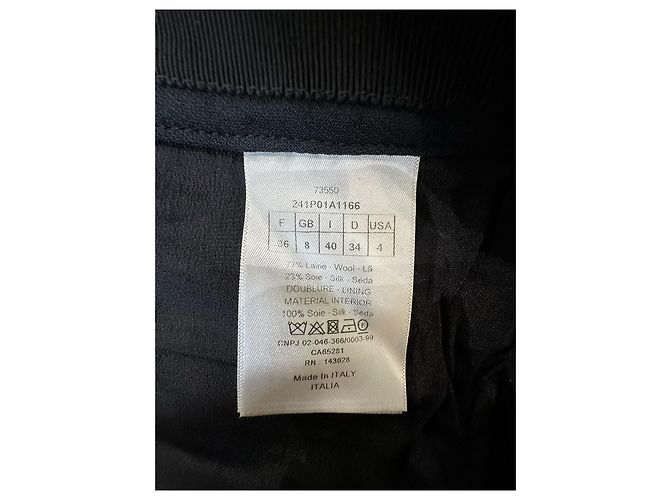 Autre Marque Saia curta Dior com bainha irregular Multicor - vista 8