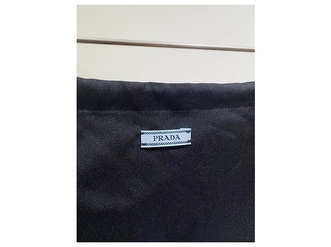 Gonna Prada in seta con logo Triangle e pochette rimovibile Multicolore - vista 2
