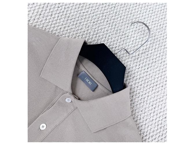 Autre Marque Polo a maniche corte Dior SS24 in cotone kaki Multicolore - vista 3