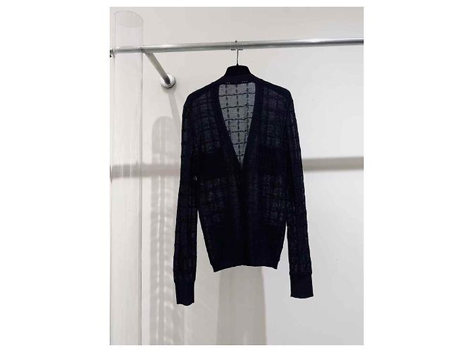 Chanel Malha de algodão preta Preto - vista 2