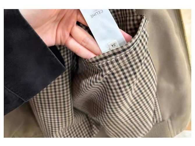 Céline Wool Jacket Khaki - view 5