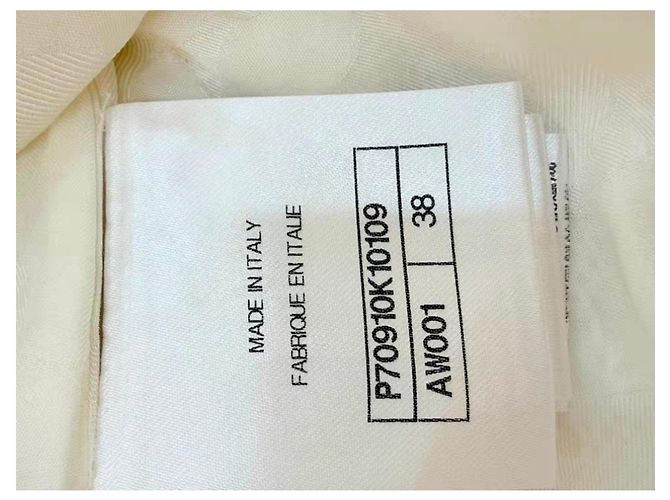 Chanel Rock aus Leinen mehrfarbig Größe 38 Mehrfarben - Ansicht 7
