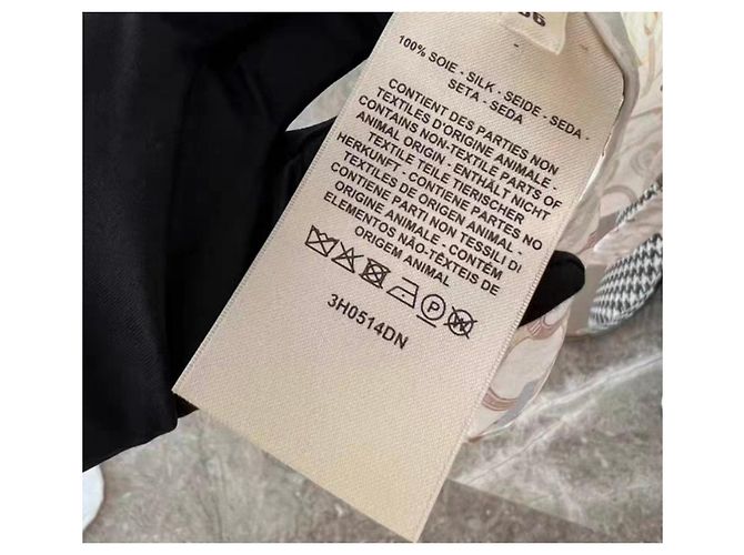 Hermès Kleid aus Seide Mehrfarbig Größe 38 Mehrfarben - Ansicht 4