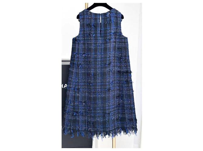 Chanel Baumwollkleid Mehrfarbig Größe 38 Mehrfarben - Ansicht 2