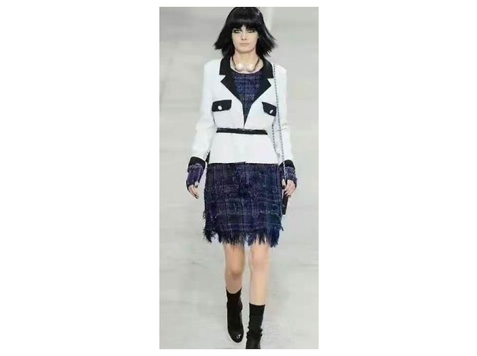 Chanel Baumwollkleid Mehrfarbig Größe 38 Mehrfarben - Ansicht 6