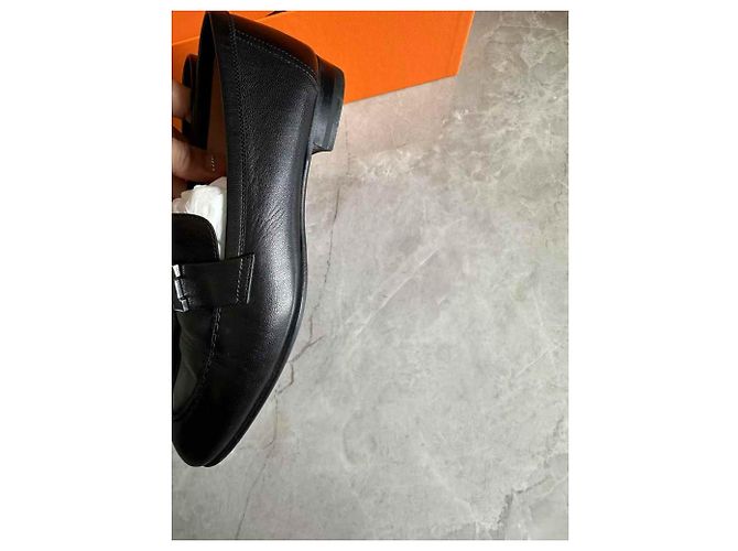 Hermès Time Ballerine in pelle nera Nero - vista 5