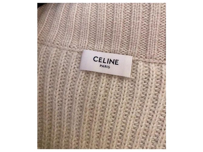 Pull en cachemire Céline beige - vue 7
