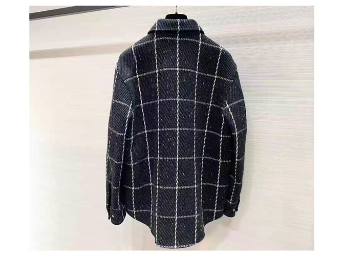 Autre Marque Dior Bar Jacke Schwarz Wolle - Ansicht 2