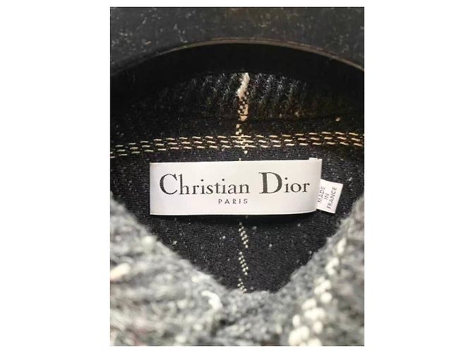 Autre Marque Dior Bar Jacke Schwarz Wolle - Ansicht 3