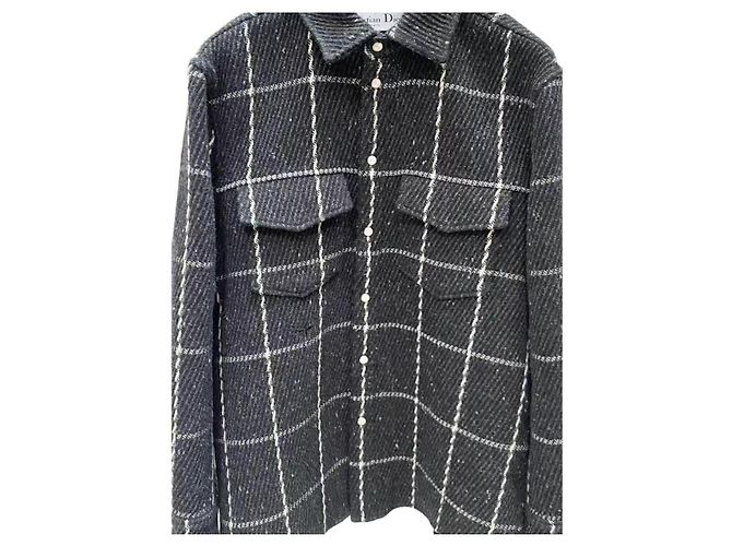 Autre Marque Dior Bar Jacke Schwarz Wolle - Ansicht 6