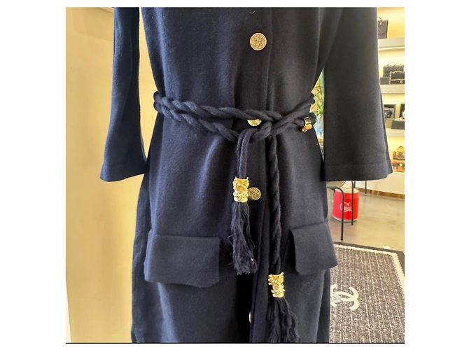 Chanel Kleid aus Kaschmir Mehrfarben - Ansicht 3