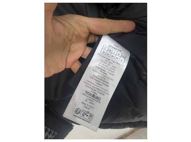 Autre Marque Dior Woll Bikerjacke Größe 40 Mehrfarben - Ansicht 5