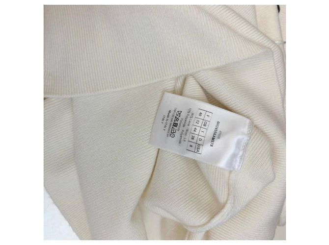 Autre Marque Dior Strickpullover Wolle Ecru Beige - Ansicht 4